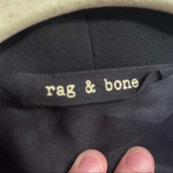 Rag & Bone navy blue blazer with hook and eye closure size 4 - Picture 2 of 9